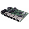 MikroTik RouterBOARD RB450Gx4, 1 GB RAM, IPQ-4019 (716 MHz), 5× GbE, 802.3af/at, licencia L5