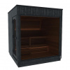 Sauna Kirami FinVision® - M Nordic misty Verzia: Orientácia vľavo, Variant: Bez ohrievača