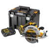 DeWalt DCS573T1 18V FVA kotoučová pila, 1 x 6,0 Ah, kufr