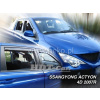 Plexi, ofuky Ssangyong ACTYON Sports 4D, 2007 =>, přední + zadní