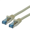 S/FTP (PiMF) Patchkábel LSOH 1.5m cat.6a, sivý, Cu, Component Level