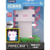 Stolná lampička Minecraft Axolot svítící 5056577711394