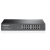 TP-LINK TL-SF1016DS 16-Port 10/100M Switch, 16 10/100M RJ45 Ports, 1U 13-inch Rack-mountable Steel Case