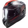 Prilba na motorku LS2 FF327 Challenger CT2 Carbon Fold red - 2XL