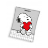 Carbotex Detská mikroplyšová deka 150 x 200 cm - Snoopy Love