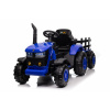 Mamido Mamido Detský elektrický traktor s vlečkou 12V 7Ah modrý