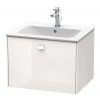Duravit Brioso Umývadlová skrinka 44x62x48 cm, 1 zásuvka, lesklá biela BR400102222