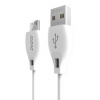 Dudao L4M USB-A - MicroUSB 2,4 A Kábel 1m - Biely (Dudao L4M USB-A - MicroUSB 2,4 A Kábel 1m - Biely)