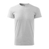 Tričko unisex MALFINI® Heavy New 137 svetlosivý melír veľ. XS