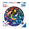 RAVENSBURGER Kulaté Kruh barev Sny 500 dielov