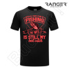 Tričko RANGER® - motív Rybárčenie 06 S Červená