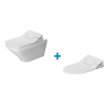 Duravit DuraStyle - set 2v1 WC misa Rimless + sedadlo SensoWash Slim