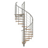 Minka STAIRS Kombinované točité schodisko Fusion buk/sivá pr. 160 cm