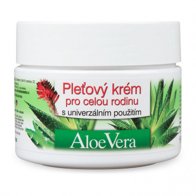 BC Bione Cosmetics Bio Aloe Vera pleťový krém pre celú rodinu 260 ml