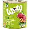 WOW Hovězí s karotkou Adult 800 g