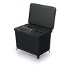 Odpadkový kôš Prosperplast SYSTEMA 1x23l + 2x10l čierny NKS60W3-S411