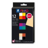 Modelovacia hmota, sada, 12x25 g, na vypálenie, FIMO 