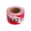 Páska výstražná 75mm x 250m EXTOL CRAFT 9568 červeno-bílá ZÁKAZ VSTUPU