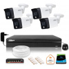 Dahua IP monitorovacia sada 4 rohových kamier 6Mpx Disk 1TB