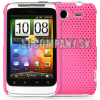 Zadný kryt HTC Wildfire S – Mesh – tmavo-ružová