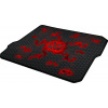 C-TECH Herní podložka pod myš ANTHEA CYBER RED, 320x270x4mm, obšité okraje GMP-01C-R