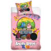 Carbotex Bavlnené obliečky Angry Birds KARAOKE 140x200/70x80