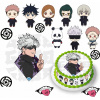 CUKROVÁ TLAČ Jedlý obrázok na tortu Jujutsu Kaisen Anime + MENO POSTAVY 5