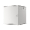 LANBERG RACK CABINET 19” WALL-MOUNT FOR SELF-ASSEMBLY 12U/600X600 WITH METAL DOOR GREY (FLAT PACK) WF01-6612-00S