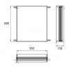 Emco Evo - Vstavaný rám 595 x 695 x 150, 939700001