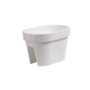 PROSPERPLAST Kvetináč LOFLY RAILING bielý 39,6cm