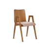 PAGED Link B-2130 Seat Uph Back Wood Farba dreva: dub morený, Čalúnenie: látka kat. 4