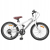 Horské Bicykel 20 palcov 6-Speed pre 5-8 rokov Biela