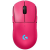 LOGITECH G Pro 2 LightSpeed herná myš ružová (910-007310) WiFi (USB prijímač) / Optická (44000 dpi) / Skrolovacie koliesko / Ružová