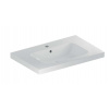 Geberit iCon Umývadlo, 75x48x16 cm, s prepadom, s otvorom na batériu, KeraTect, biela 501.839.00.2