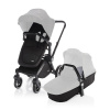 Zopa Kočík Evoque Základ-Silver/Black