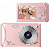 Xrec Digitální fotoaparát Fotografie 64MP Videa 4K/30fps 18x ZOOM AntiShake/Q18/Pink