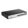 Switch DGS-1100-10MPV2 Smart, 8xGbE PoE+, 2xSFP