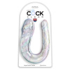 Dvojité dildo 44 cm Clear Large Double Trouble King Cock