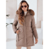 Zimná dámska tmavobéžová parka TY5084, ty5084-XXL XXL