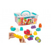 Kostky stavebnice 48ks plast v plastovém kufříku 26x12x19cm 18m+