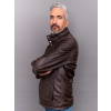 Max Original Leather Pánska kožená bunda NEW MORRO FUR brown (3XL 58-60) - Brown - 3XL
