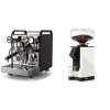 Rocket Espresso Mozzafiato FAST V, black + Eureka Mignon Silenzio 55, BL white
