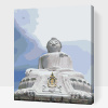 Vymalujsisam.sk Maľovanie podľa čísiel - Veľký Buddha, Thajsko Veľkosť: 40x50cm, Rám: Na drevenej doske