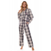 Dámske pyžamo Roxy 2475 Ecru-black - L&L Lamp L ecru-černá
