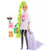 Bábika Barbie Extra - Neónovo Zelené Vlasy (194735024445)