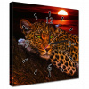 Hodiny - Nástenné hodiny 30x30 Leopard Panther (Hodiny - Nástenné hodiny 30x30 Leopard Panther)
