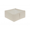 ORGANIZÉR DO SKRINE TEXTILNÝ BOX BEŽOVÝ UZATVÁRATEĽNÝ 44,5 X 45,5 X 20 CM