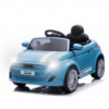 Elektrické autíčko Milly Mally Fiat 500e modré Modrá