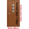 Soft Vchodové plastové dvere Ella 80x195 cm - Akce!