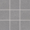 Rako BLOCK DAK12782 dlažba mozaika rektifikovaná tmavošedá 30x30cm, R10B matná DAK12782